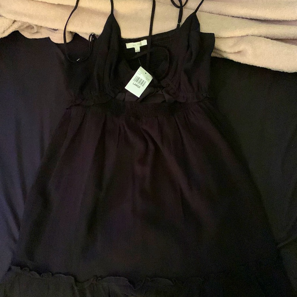 Black summer dress